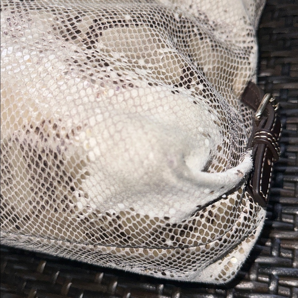 Downey & Bourke Kitney Silver Python Medium Bag - image 8